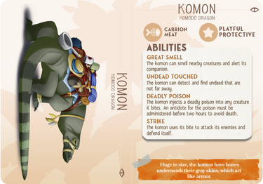 Komon the Komodo Dragon